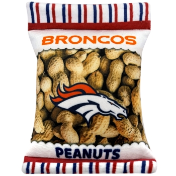 Denver Broncos- Plush Peanut Bag Toy
